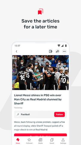 Screenshot 12: FlashSport - sports news