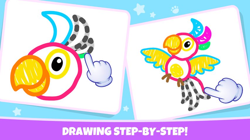 Screenshot 11: Pets Drawing for Kids and Toddlers games Preschool