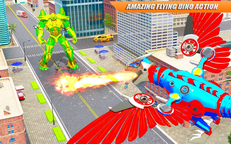Screenshot 11: Dino Transform Robot Car Game