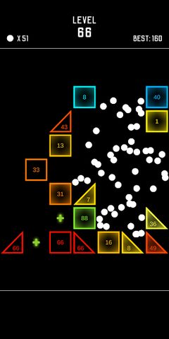 Screenshot 2: Bricks Breaker Gravity : Bricks Ball Crusher Game