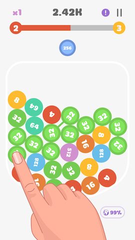 Screenshot 1: Gravity Pops!