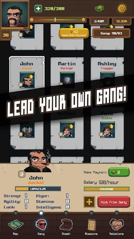 Screenshot 3: G.A.N.G. | A Gang Management RPG