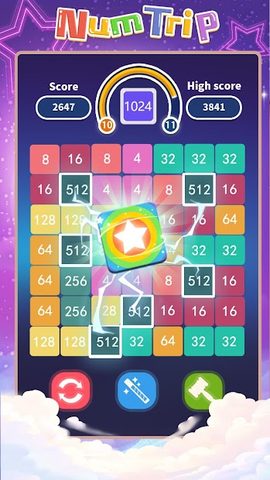 Screenshot 4: NumTrip:Merge Numbers & Block
