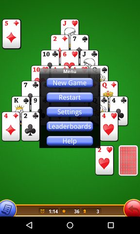 Screenshot 8: Classic Pyramid Solitaire Free