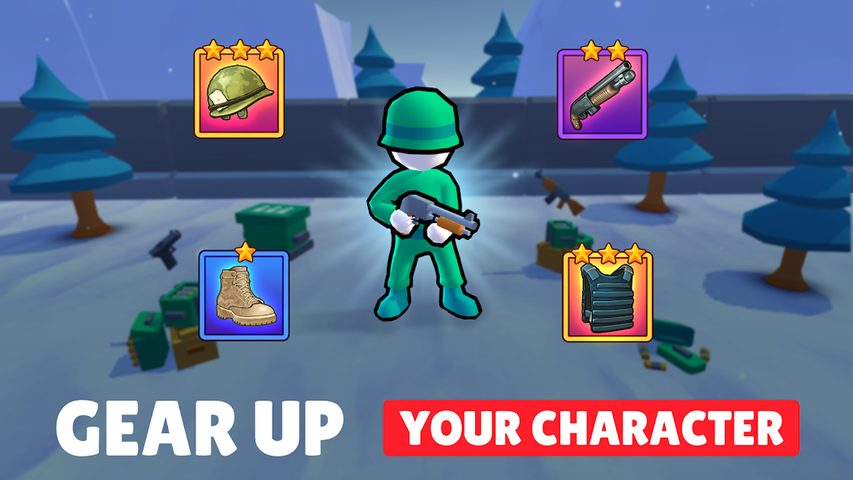 Screenshot 3: Stickmans of Wars: RPG Shooter