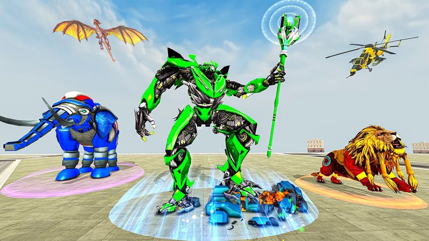 Screenshot 20: Elephant Vs Lion Robot Game