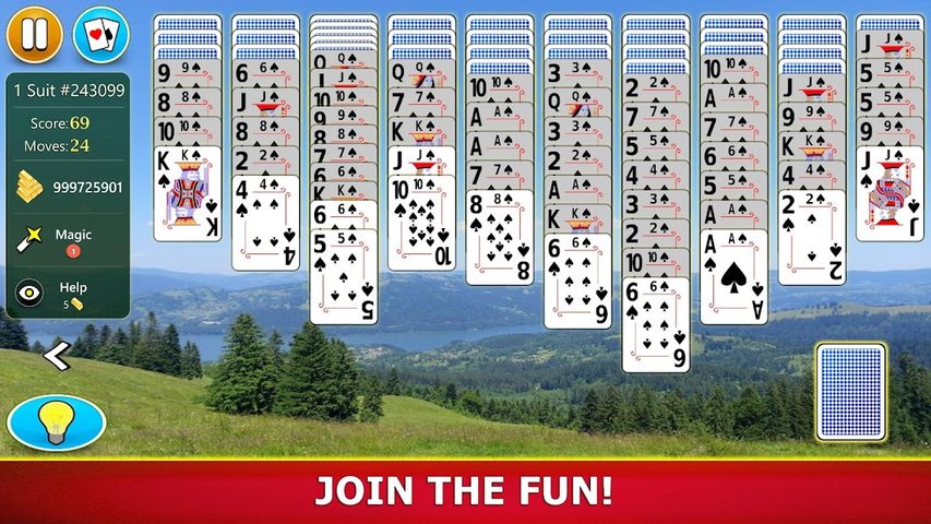 Screenshot 3: Spider Solitaire Mobile