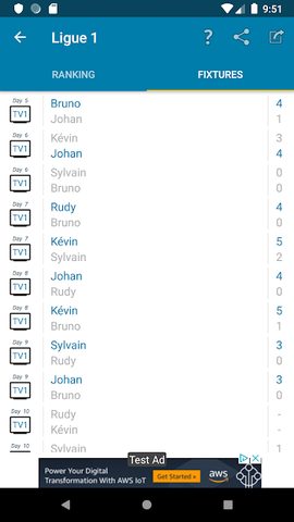 Screenshot 3: Virtual Competition Manager