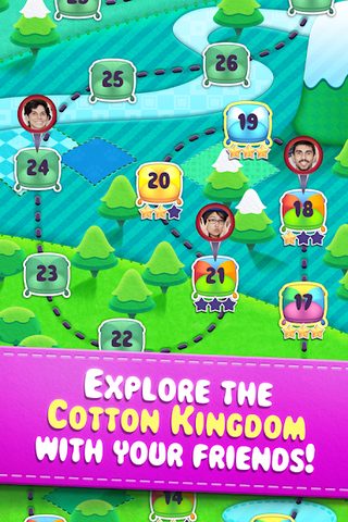 Screenshot 3: Fluffy Shuffle - Cute Match-3 Puzzle Adventure