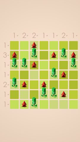 Screenshot 4: Tents and Trees Puzzles