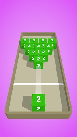 Screenshot 1: Mega Cube: 2048 3D Merge Game