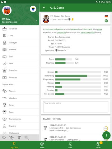 Screenshot 11: Hattrick Football Manager Game