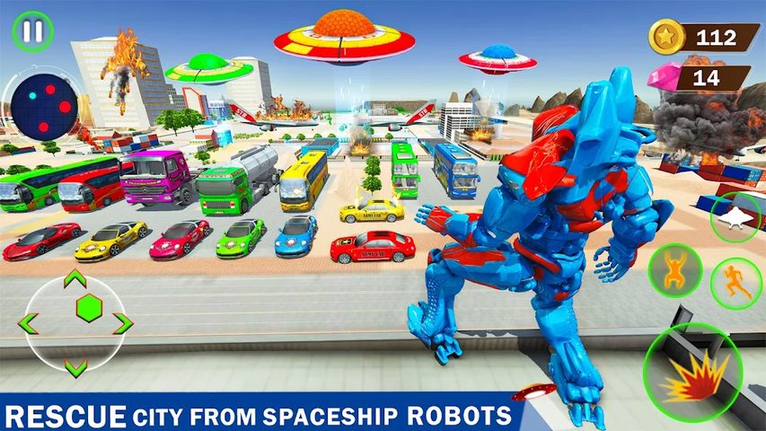 Screenshot 13: Bus Robot Car War - Robot Game