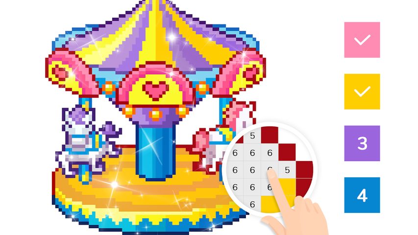 Screenshot 8: Color by Pixel - Pixel Number