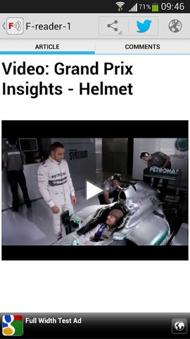 Screenshot 5: Freader1 - Formula Racing News