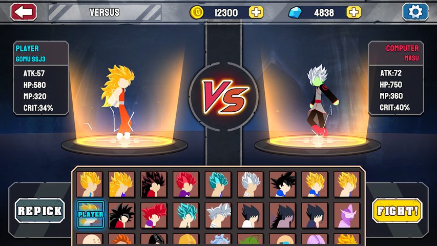 Screenshot 6: Stickman Warriors - Super Drag