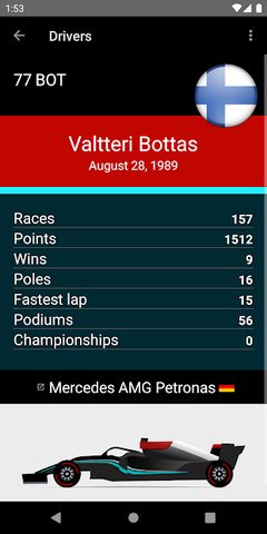 Screenshot 7: Racing Calendar + Ranking 2022