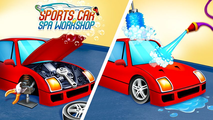 Screenshot 23: Kids Sports Car Wash Garage