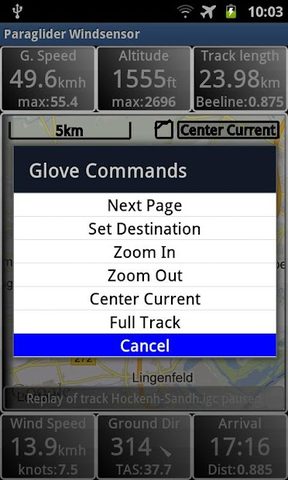 Screenshot 5: Paraglider Dashboard