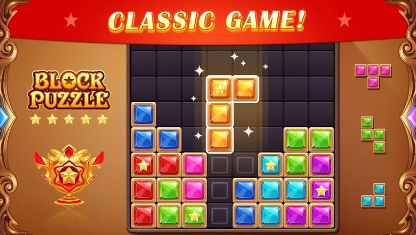 Screenshot 1: Block Puzzle: Diamond Star