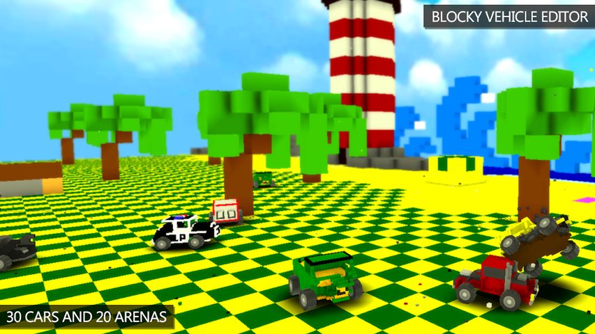 Screenshot 3: Blocky Demolition Derby
