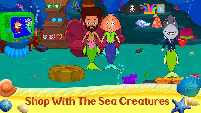 Screenshot 4: My Tizi Town: Underwater Games