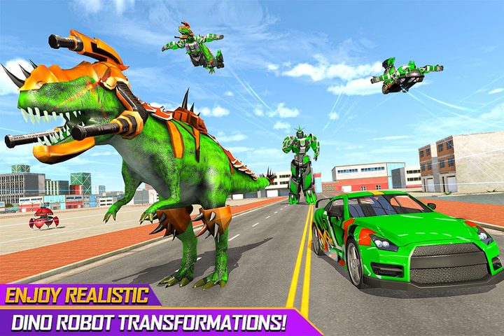 Screenshot 2: Dino Robot Games: Flying Robot