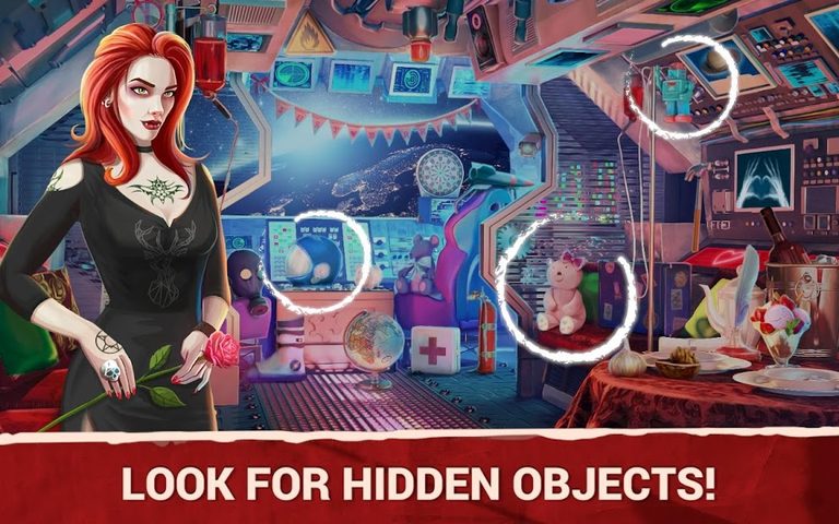 Screenshot 6: Hidden Objects Vampire Love Games Puzzle Mystery