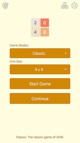 Screenshot 1: 2048 Game - 2048 Puzzle