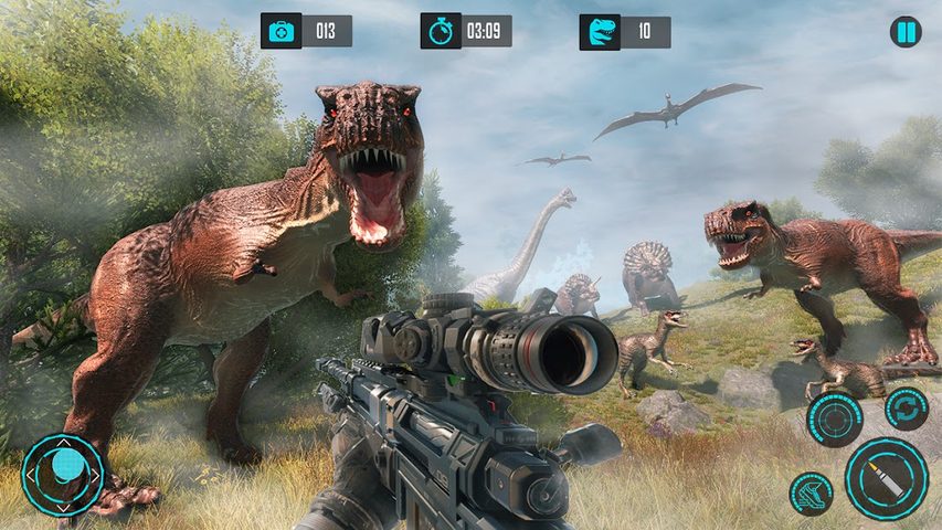 Screenshot 1: Real Dino Hunting Gun Games