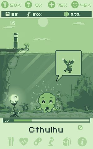 Screenshot 8: Cthulhu Virtual Pet