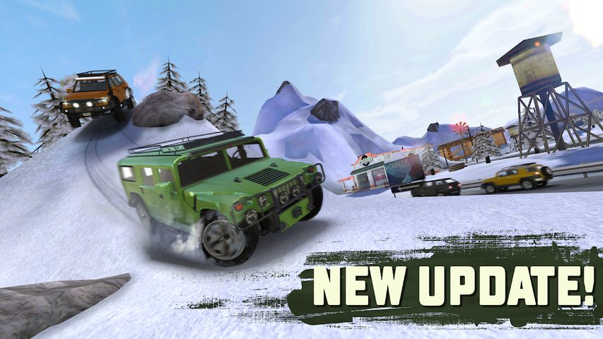 Screenshot 1: Extreme SUV Driving Simulator