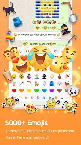 Screenshot 2: Facemoji:Emoji Keyboard&ASK AI