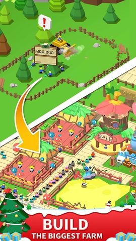 Screenshot 1: Idle Leisure Farm - Cash Clicker