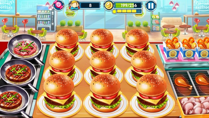 Screenshot 1: Cooking World Crazy Diner Mama