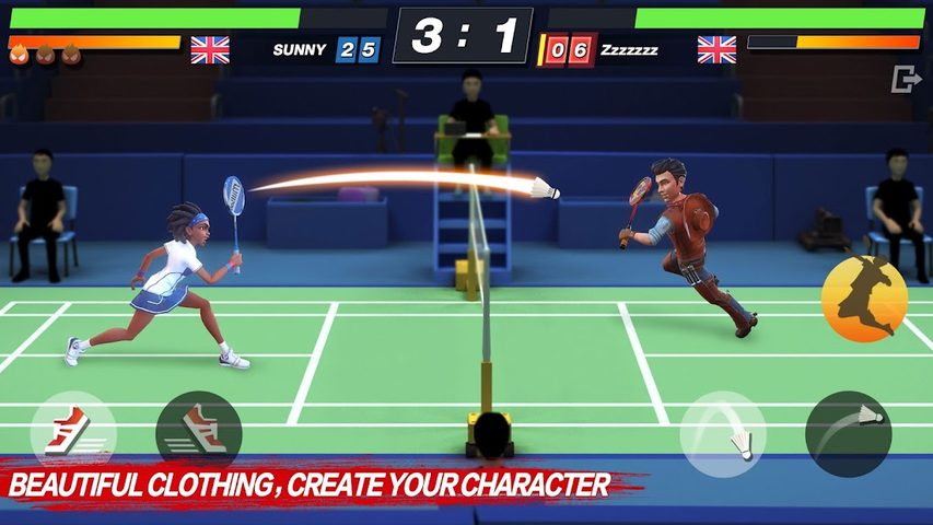 Screenshot 4: Badminton Blitz - PVP Online Sports Game
