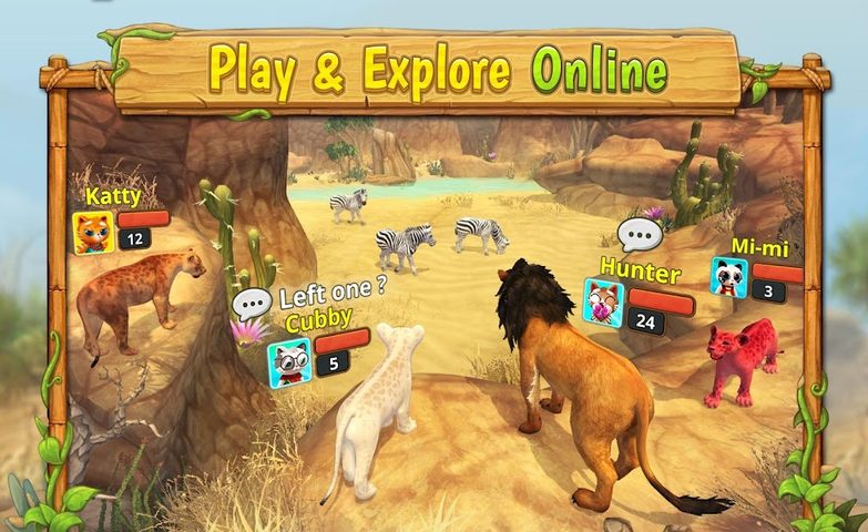 Screenshot 3: Lion Family Sim Online - Animal Simulator