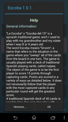 Screenshot 8: Escoba / Broom cards game