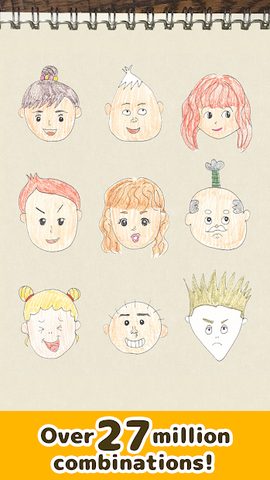 Screenshot 6: Change of Faces - A ‘dress-up’ game for faces