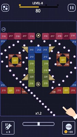 Screenshot 4: Bricks Breaker-brick game