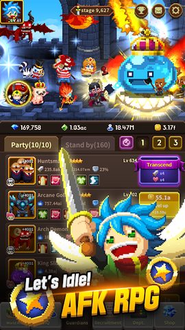 Screenshot 1: Idle Guardians: Never Die