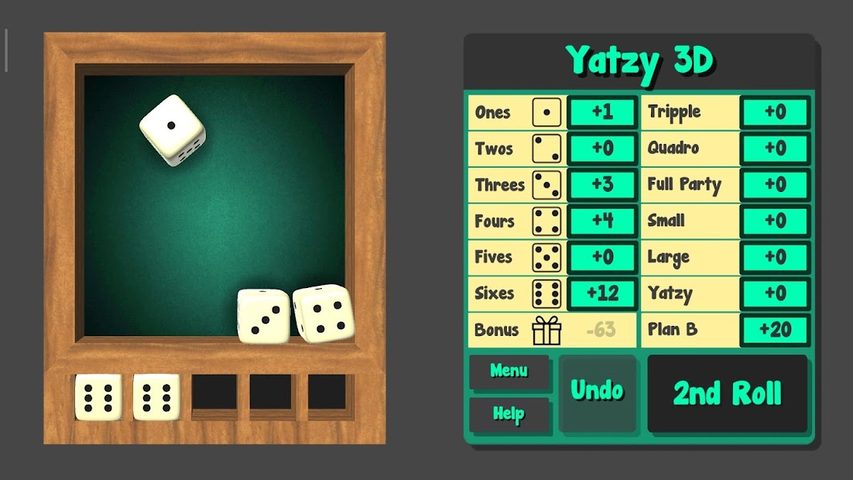 Screenshot 8: Yatzy 3D - Free Dice Game