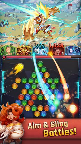 Screenshot 1: LightSlinger Heroes: Puzzle RPG