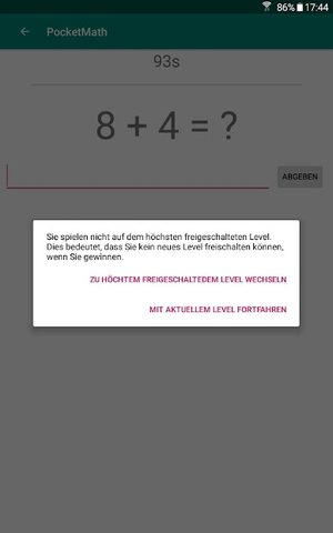 Screenshot 17: Pocket Math – Mental arithmetic trainer