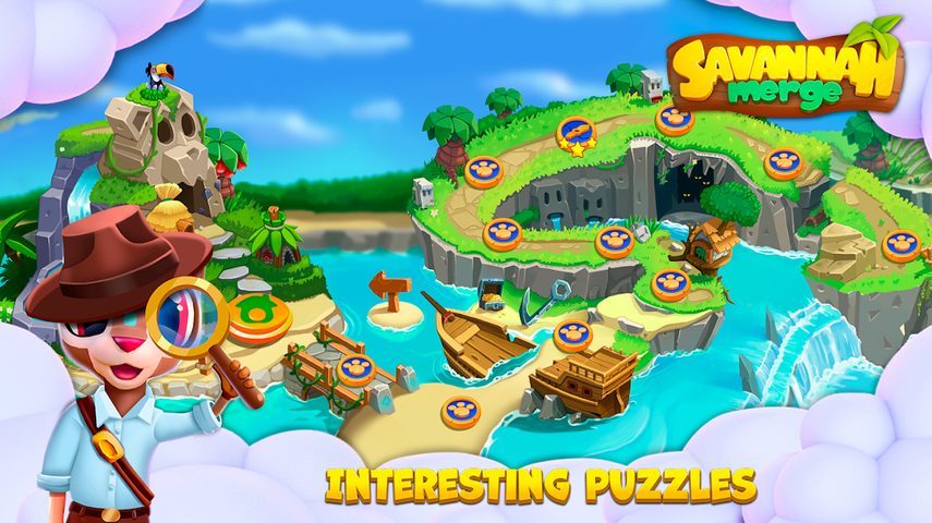 Screenshot 18: Savannah Merge! Safari animals