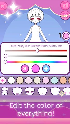 Screenshot 7: Moon's Closet dress up game