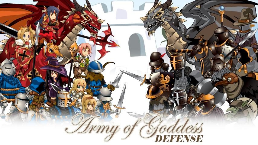 Screenshot 1: Army of Goddess Defense - Against Darkness