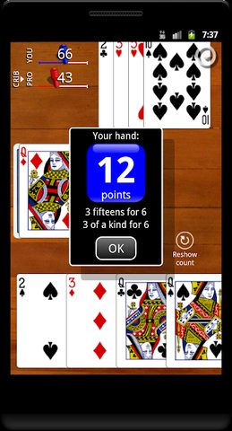 Screenshot 3: Cribbage Classic