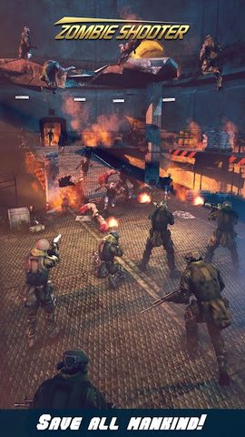 Screenshot 4: zombie shooting survive - zomb