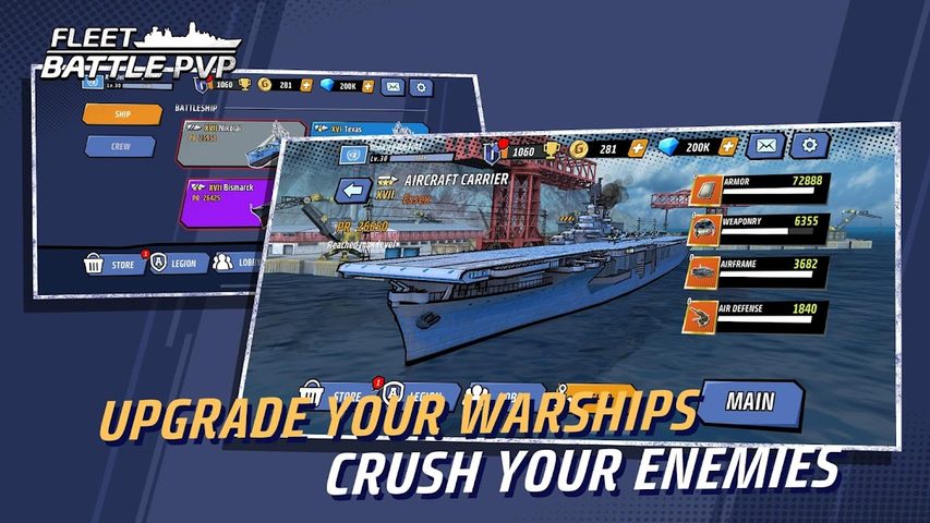 Screenshot 2: Fleet Battle PvP